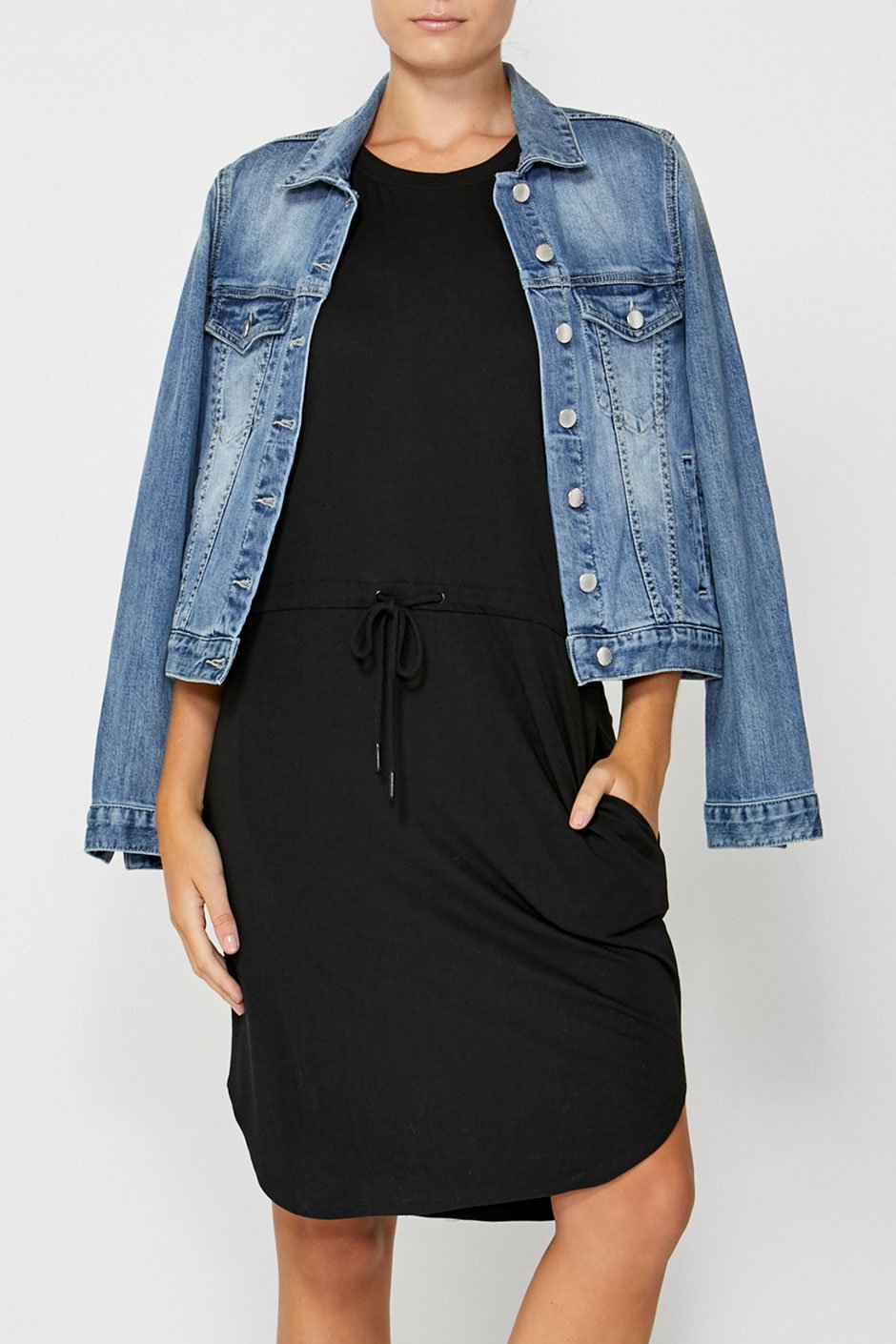 [TEST] Luxe Mini Drawstring Dress