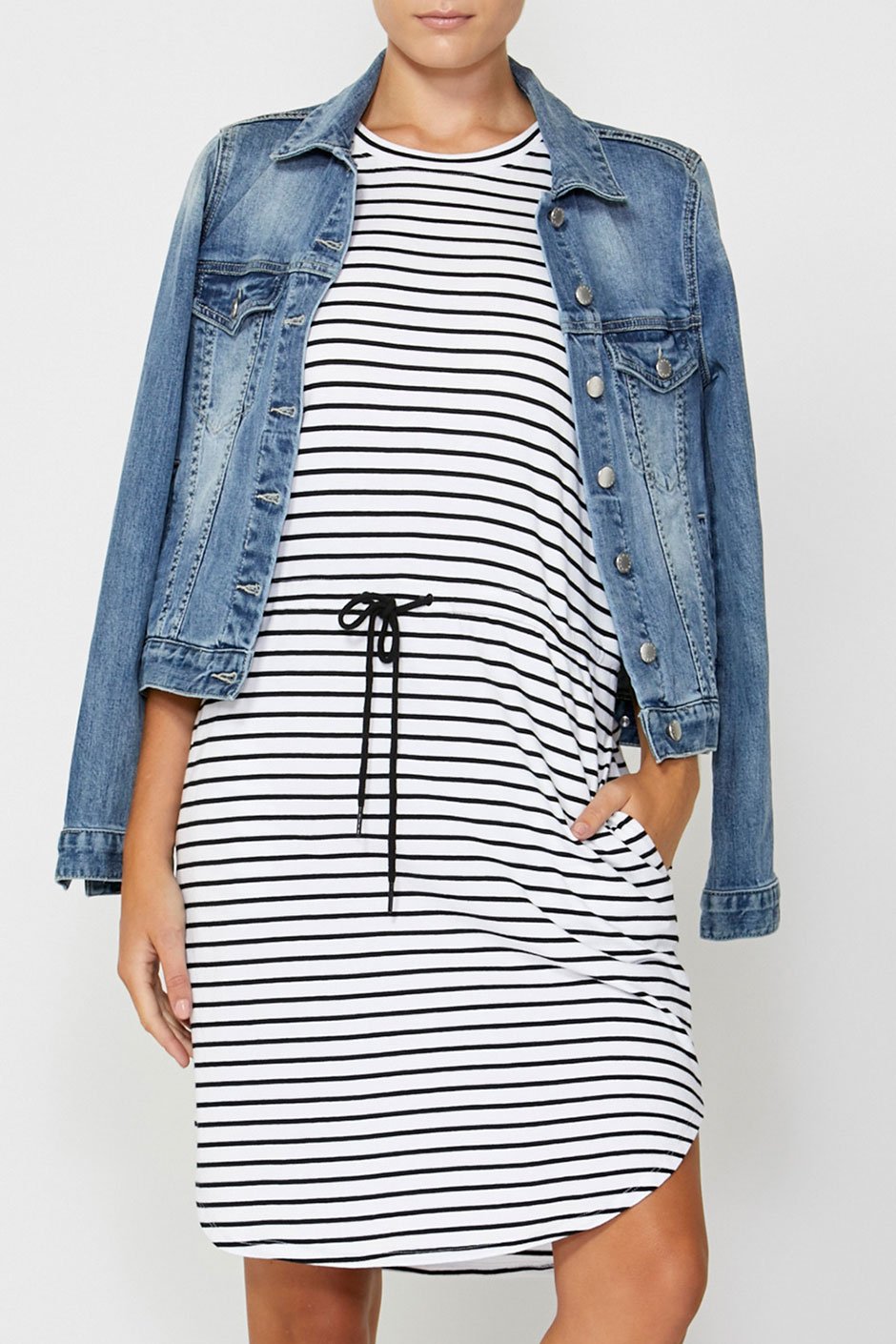 [TEST] Luxe Mini Drawstring Dress