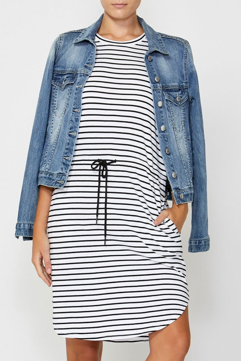 [TEST] Luxe Mini Drawstring Dress
