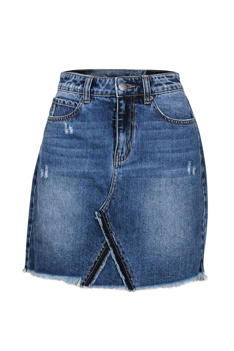 [TEST] Freya Denim High Rise Skirt