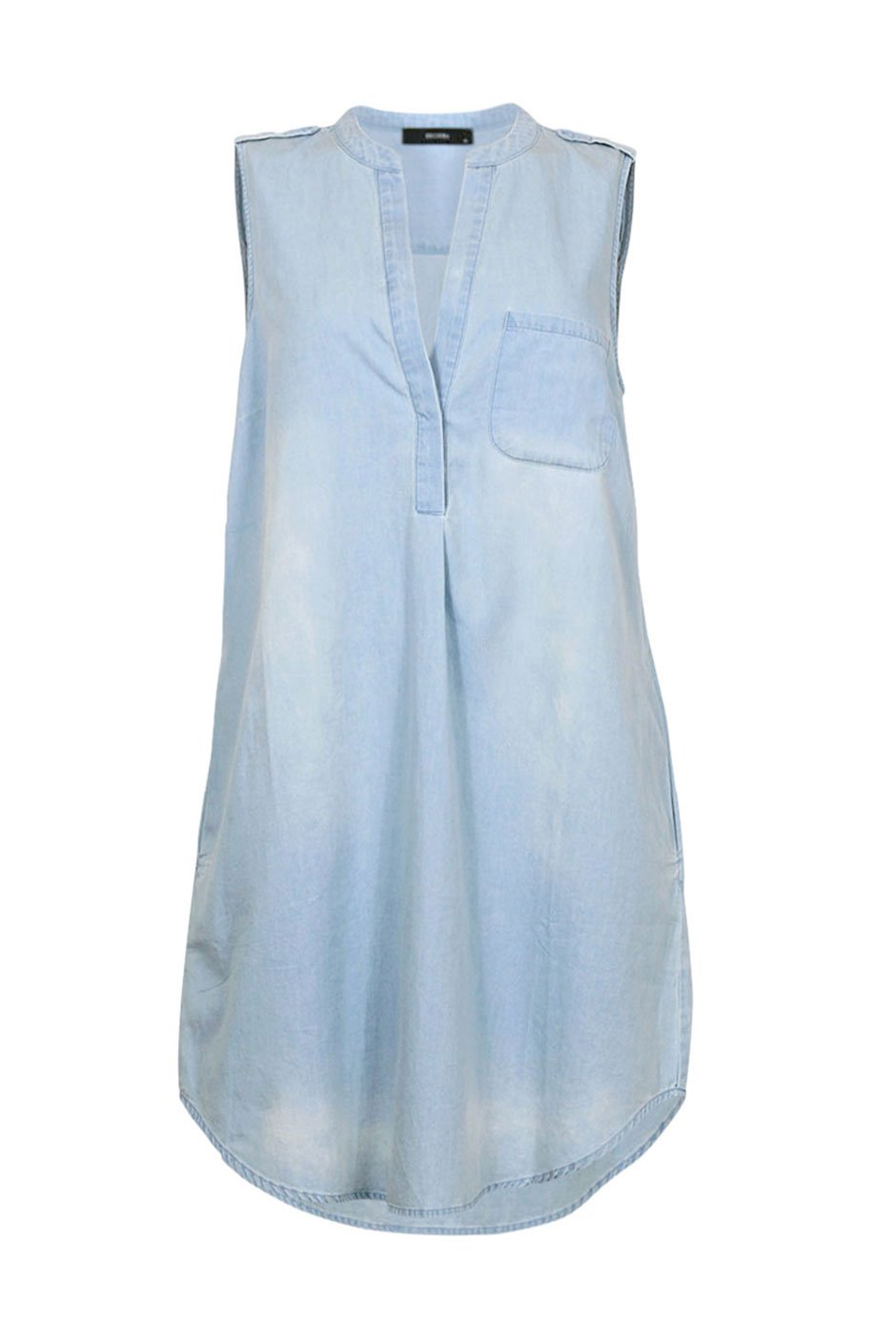 [TEST] Nadia Sleeveless Shirt Dress