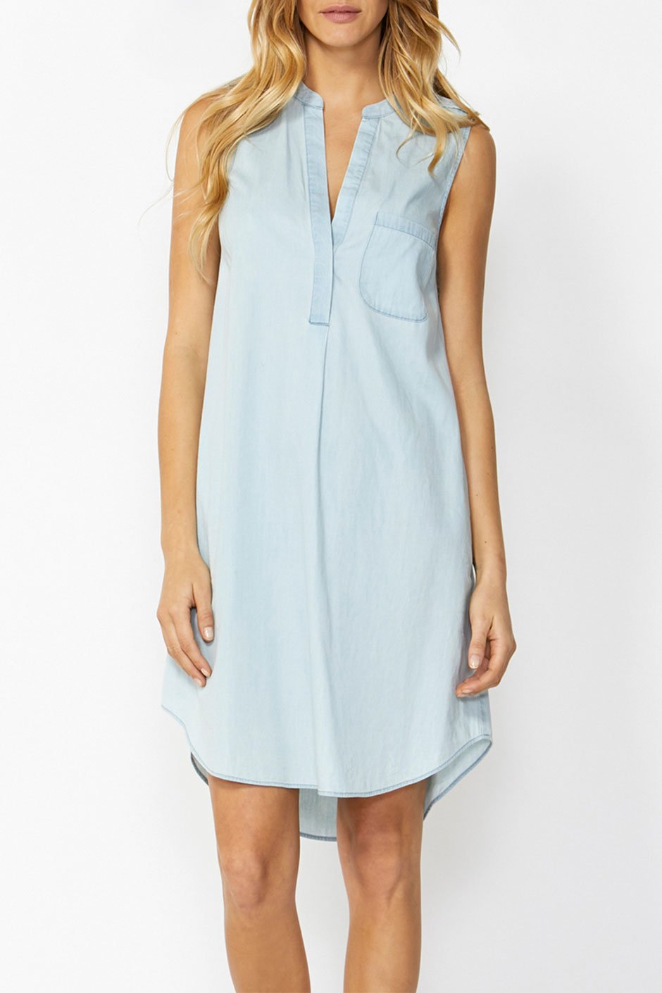 [TEST] Nadia Sleeveless Shirt Dress