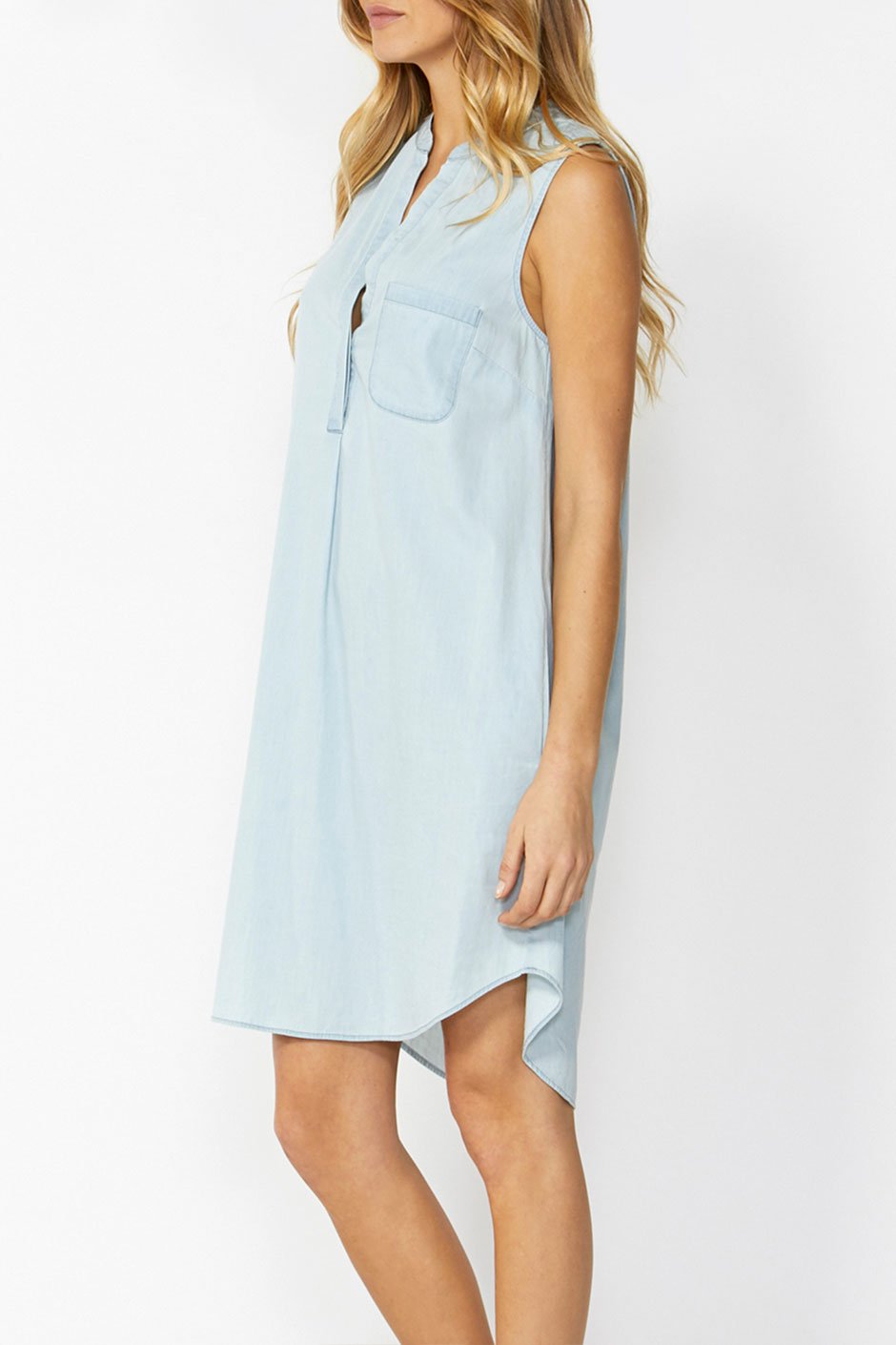 [TEST] Nadia Sleeveless Shirt Dress