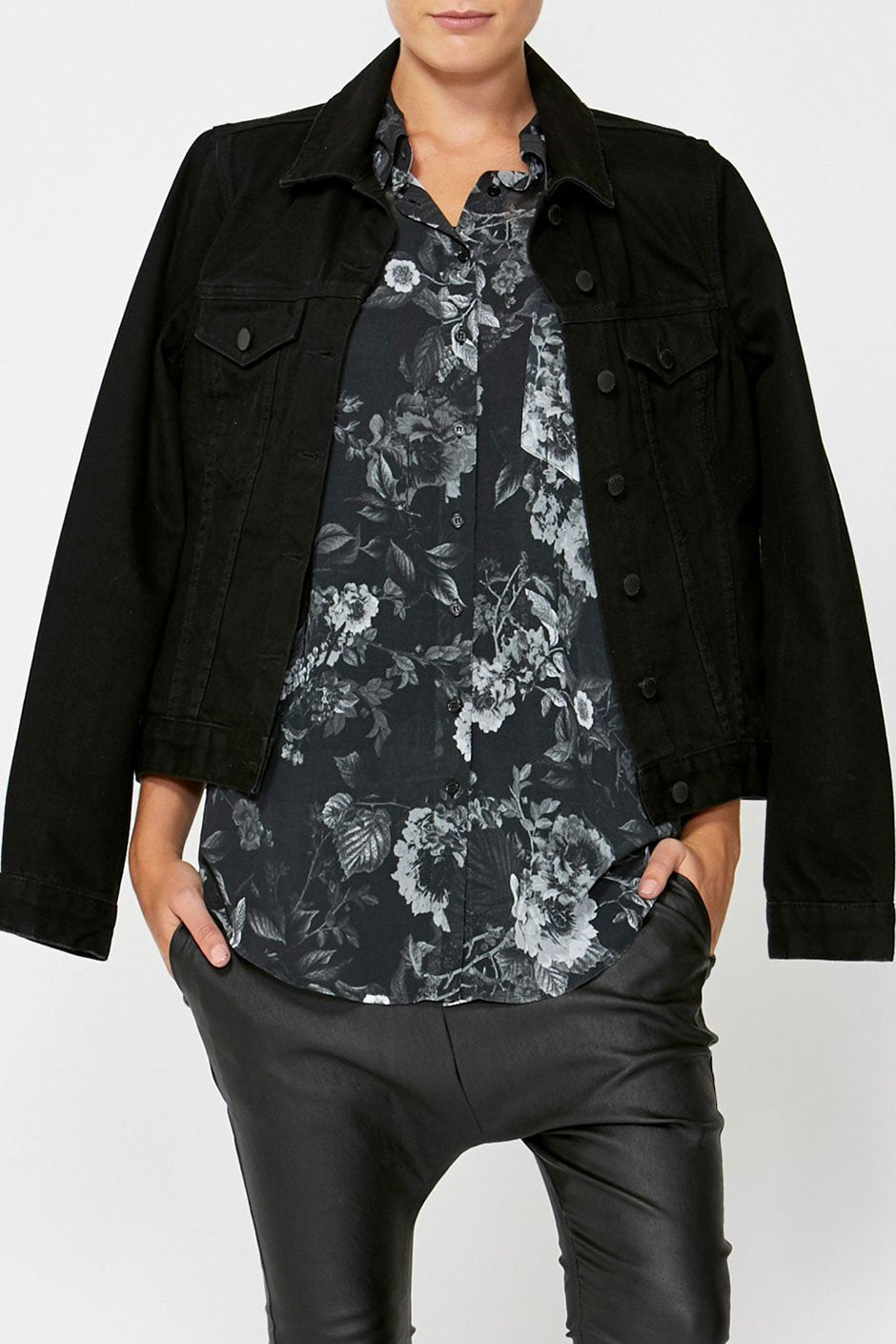 [TEST] Cyndi Print Button Shirt