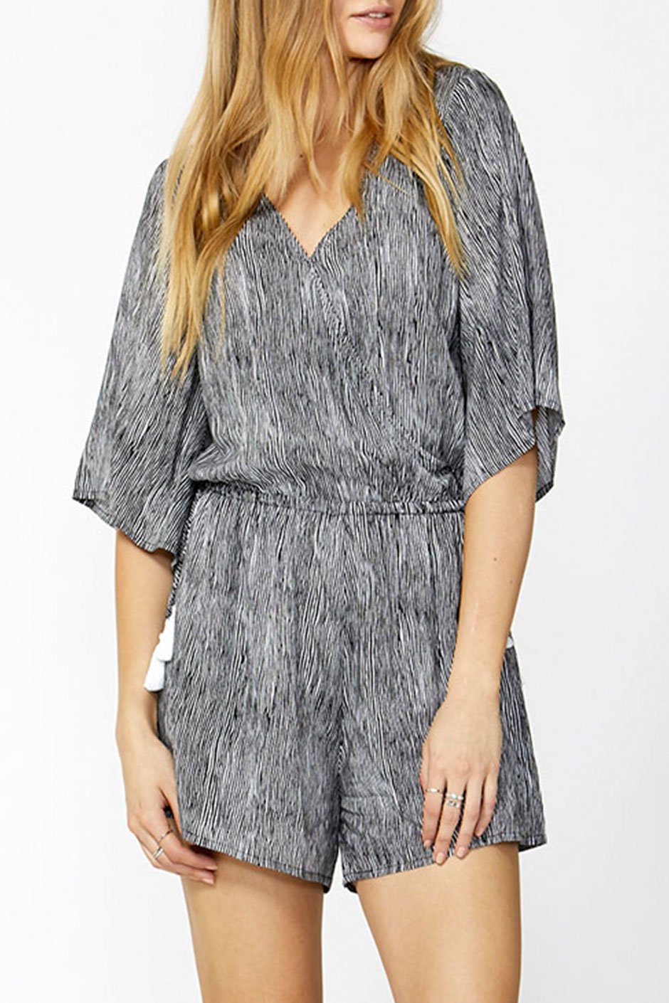 [TEST] Beth Printed Wrap Playsuit