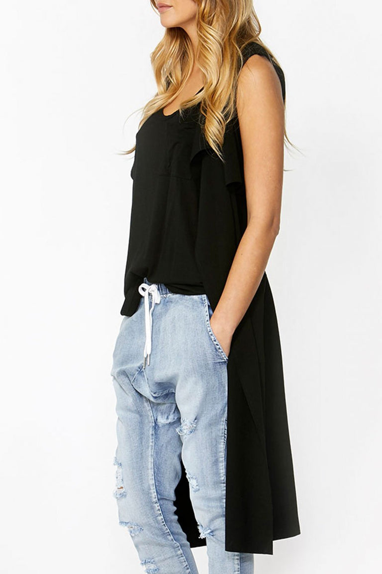 [TEST] Luxe Sleeveless Soft Trench