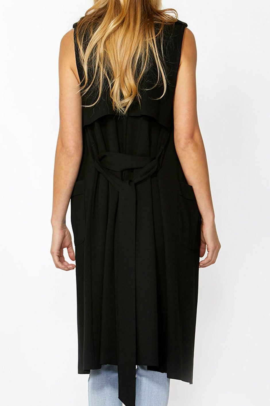 [TEST] Luxe Sleeveless Soft Trench