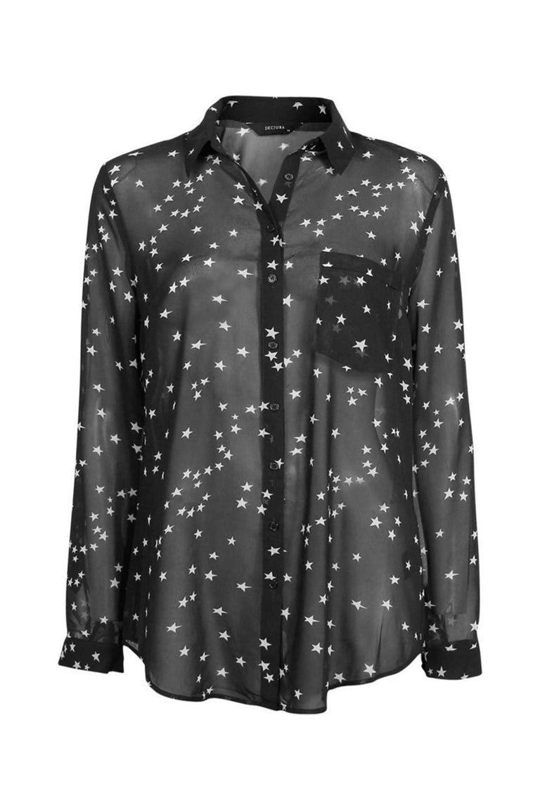 [TEST] O/E Cyndi Print Button Shirt