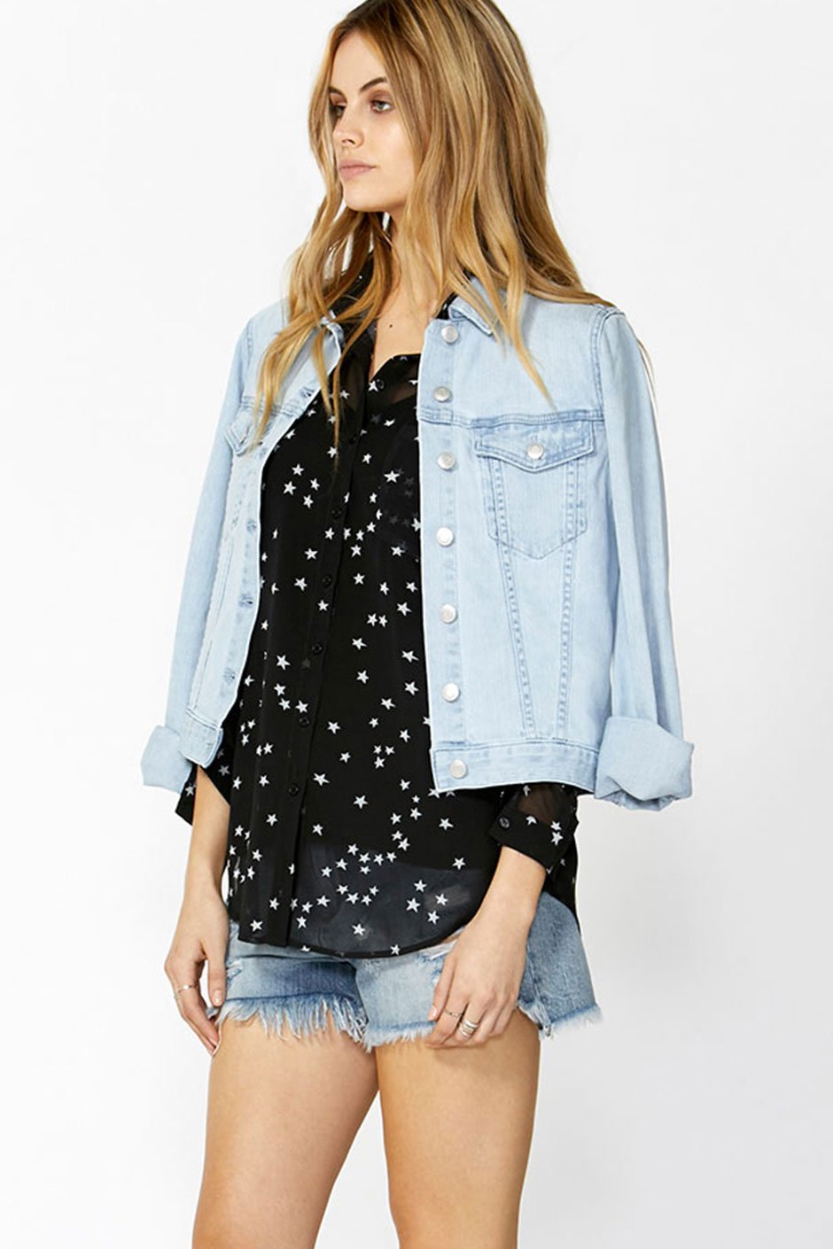 [TEST] O/E Cyndi Print Button Shirt