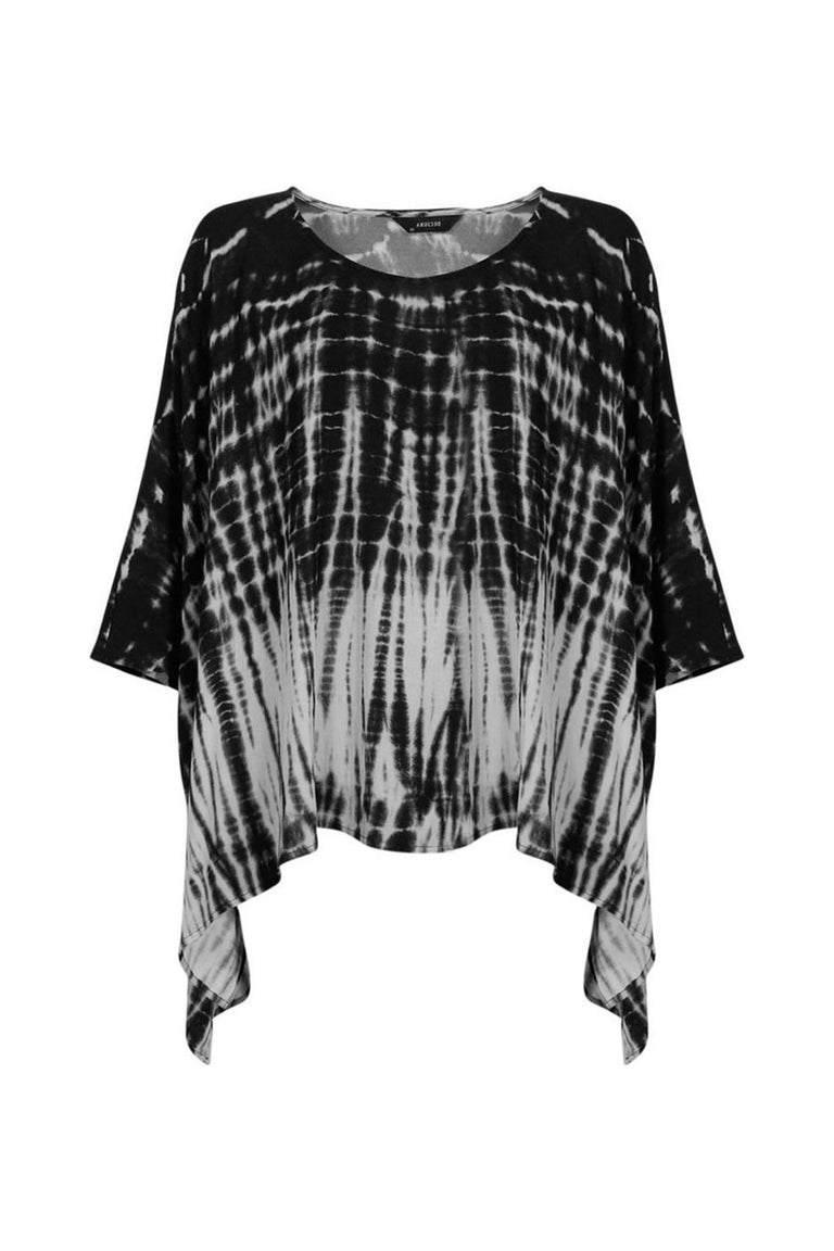 [TEST] O/E Crystal Print Drape Top