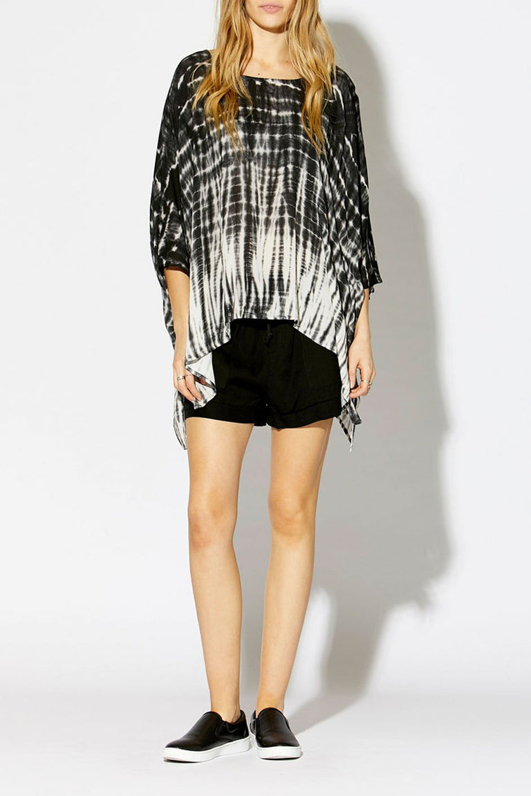 [TEST] O/E Crystal Print Drape Top
