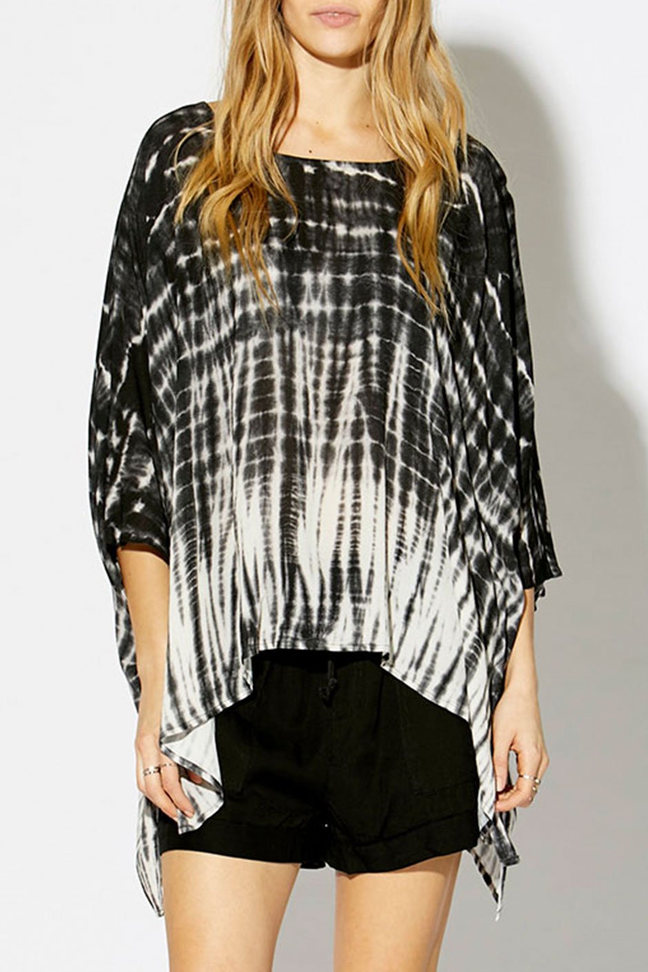 [TEST] O/E Crystal Print Drape Top