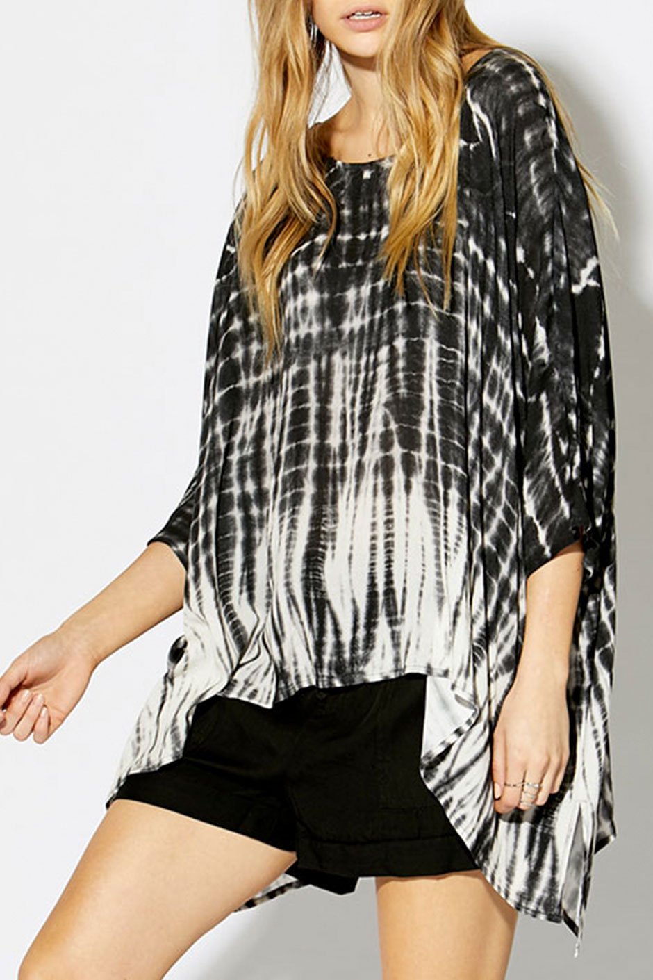 [TEST] O/E Crystal Print Drape Top