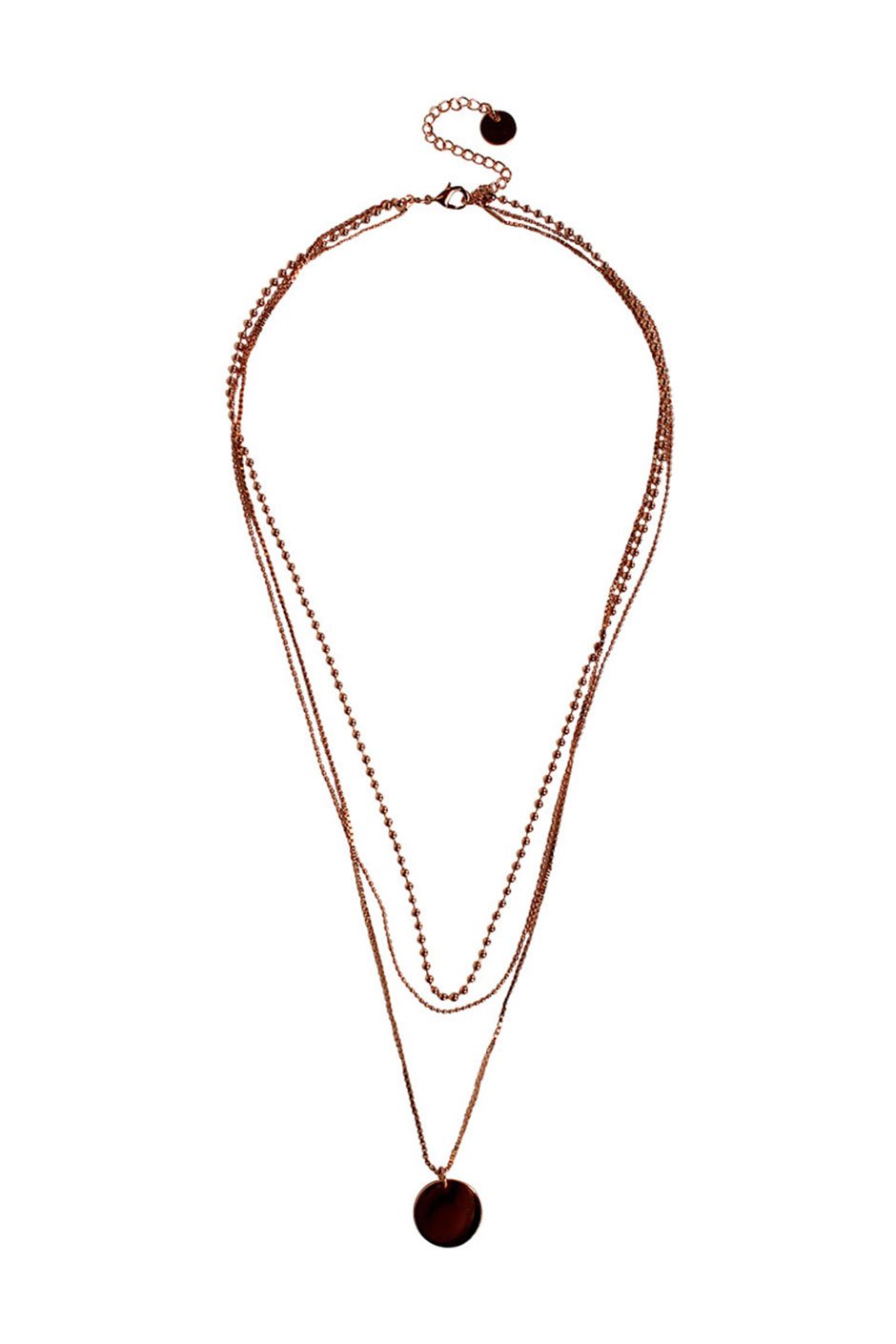 [TEST] Disc Trim Layer Necklace