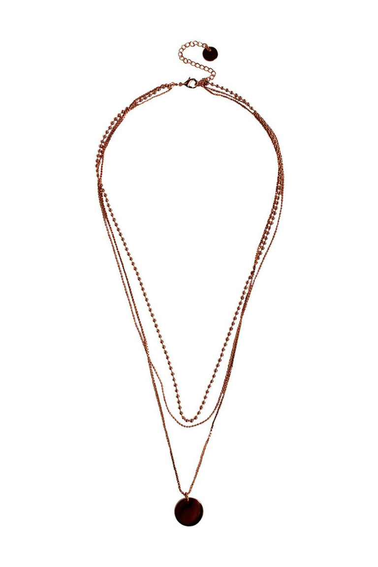 [TEST] Disc Trim Layer Necklace