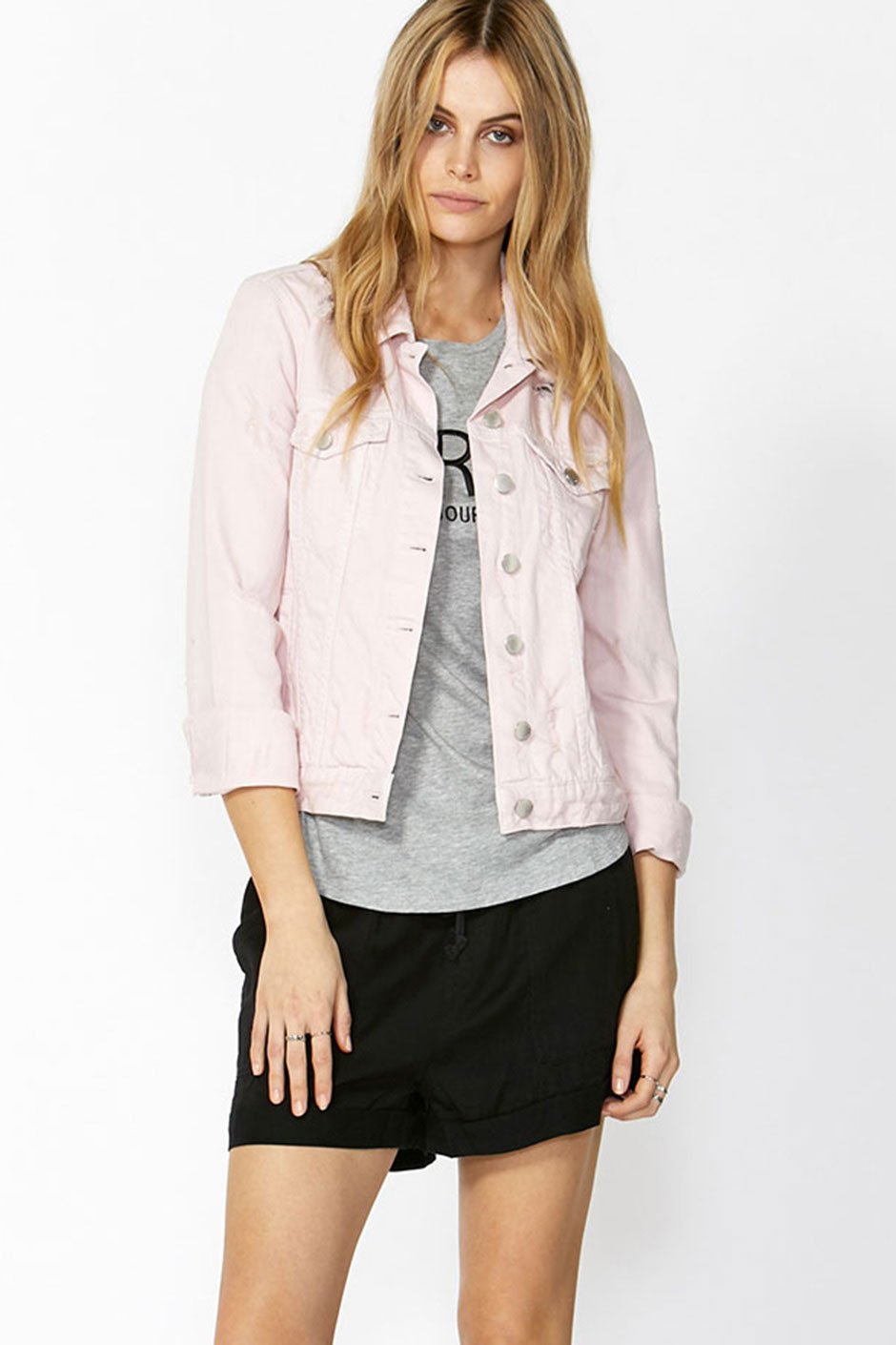[TEST] Maxine Blush Denim Jacket