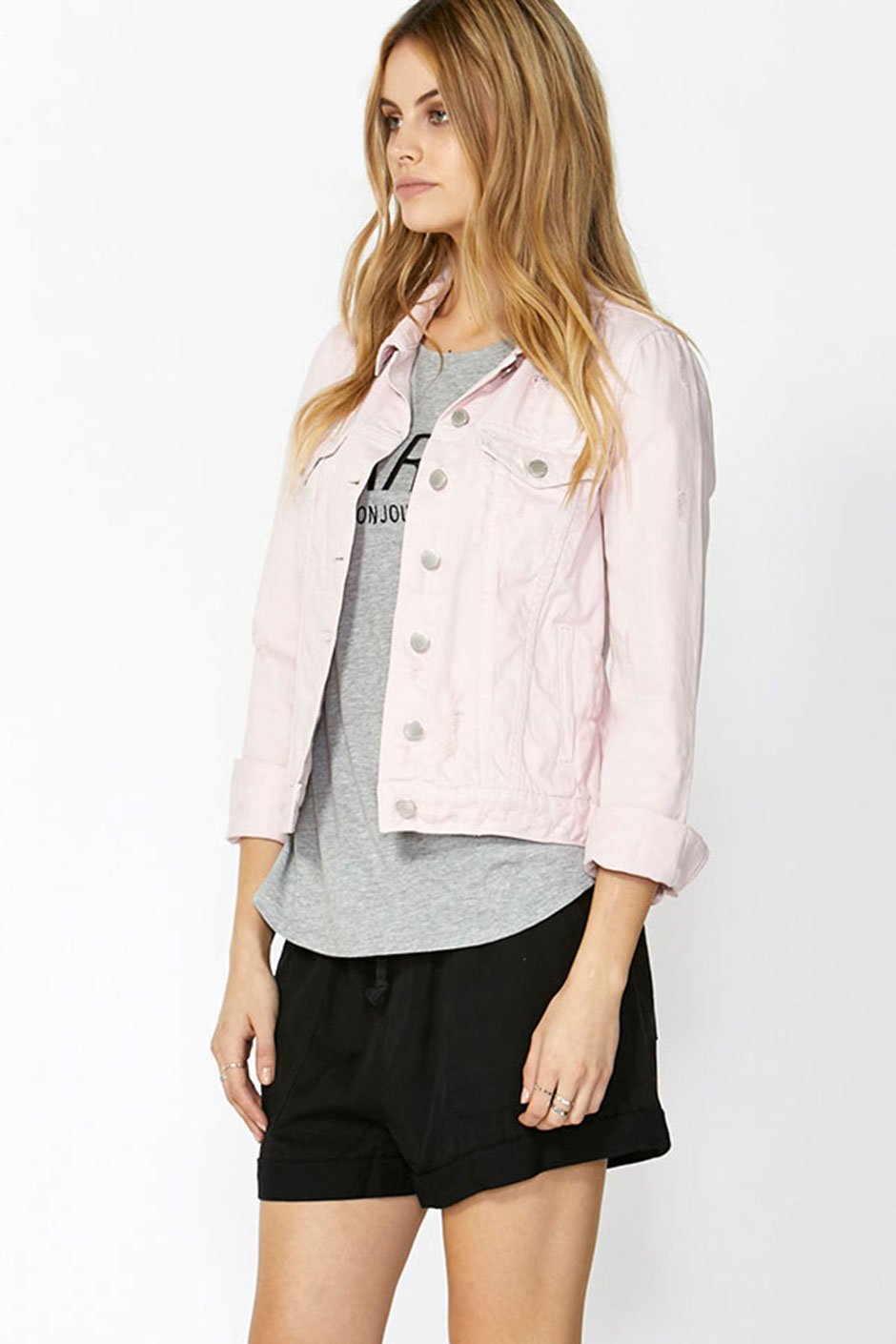 [TEST] Maxine Blush Denim Jacket