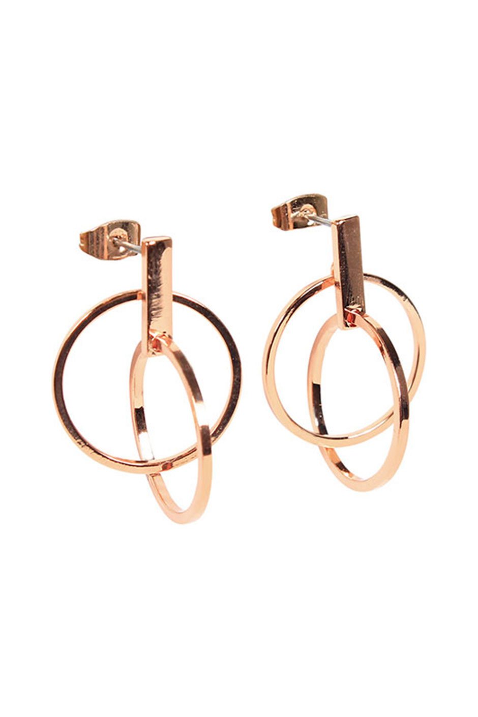 [TEST] Double Circle Earring