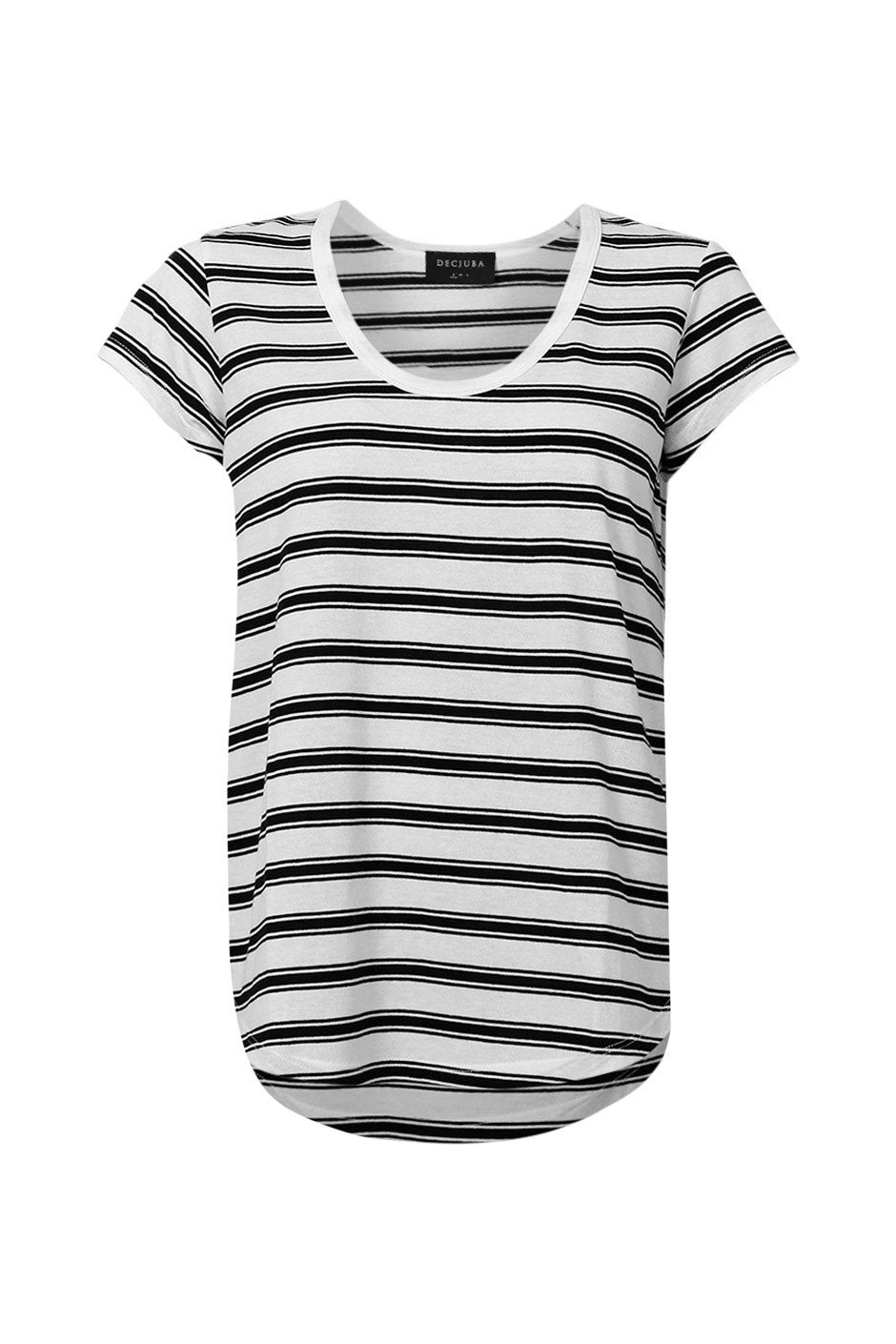 [TEST] Carrie Stripe Scoop Neck Tee