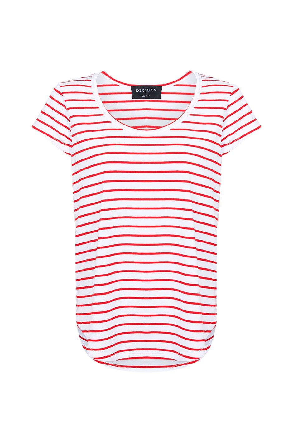 [TEST] Carrie Stripe Scoop Neck Tee