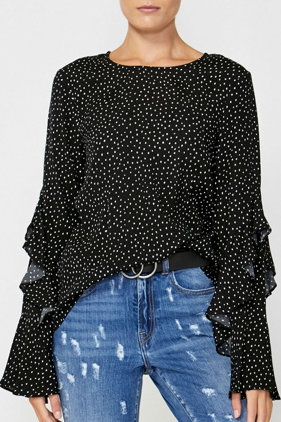 [TEST] Casey Ruffle Sleeve Top