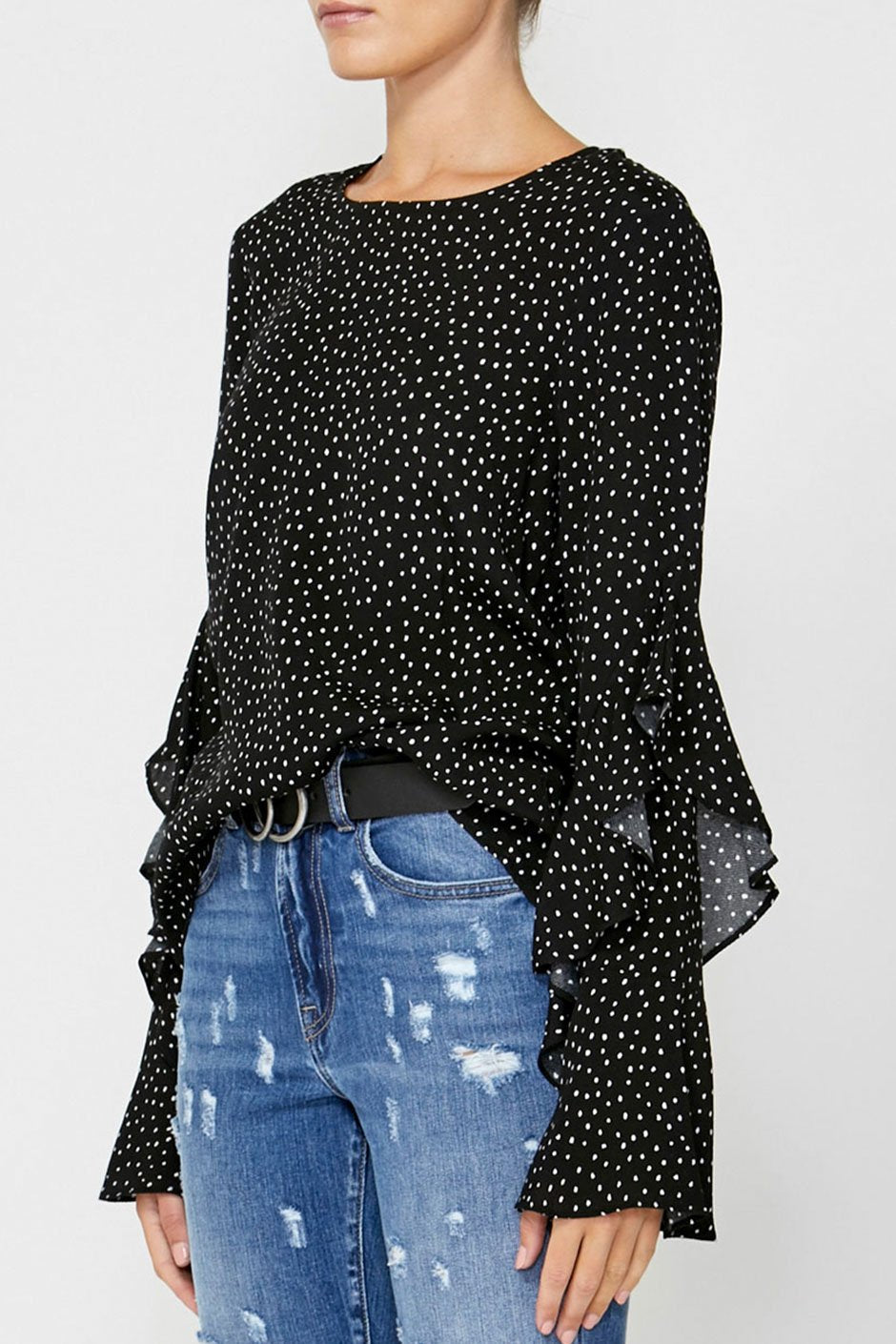 [TEST] Casey Ruffle Sleeve Top