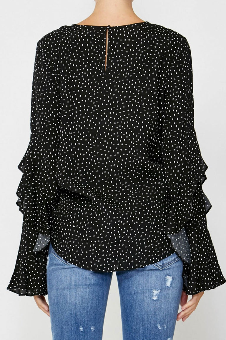 [TEST] Casey Ruffle Sleeve Top