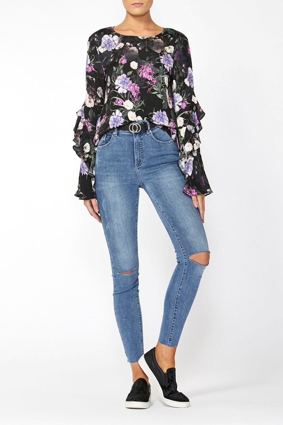 [TEST] Casey Ruffle Sleeve Top