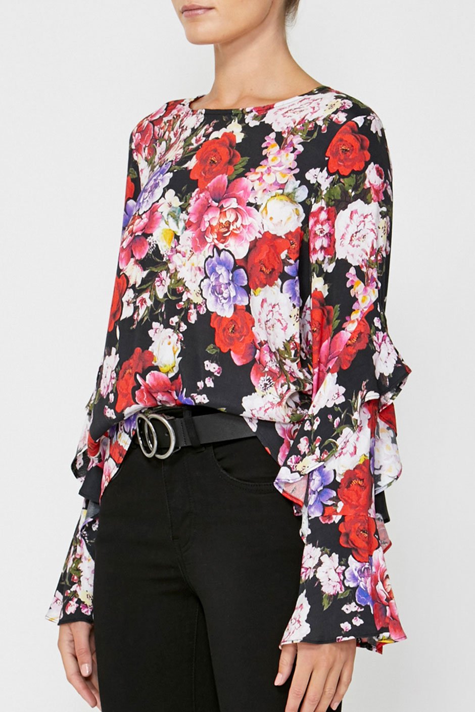 [TEST] Casey Ruffle Sleeve Top