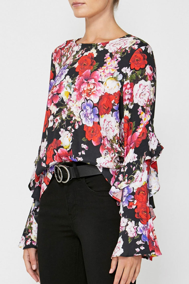 [TEST] Casey Ruffle Sleeve Top
