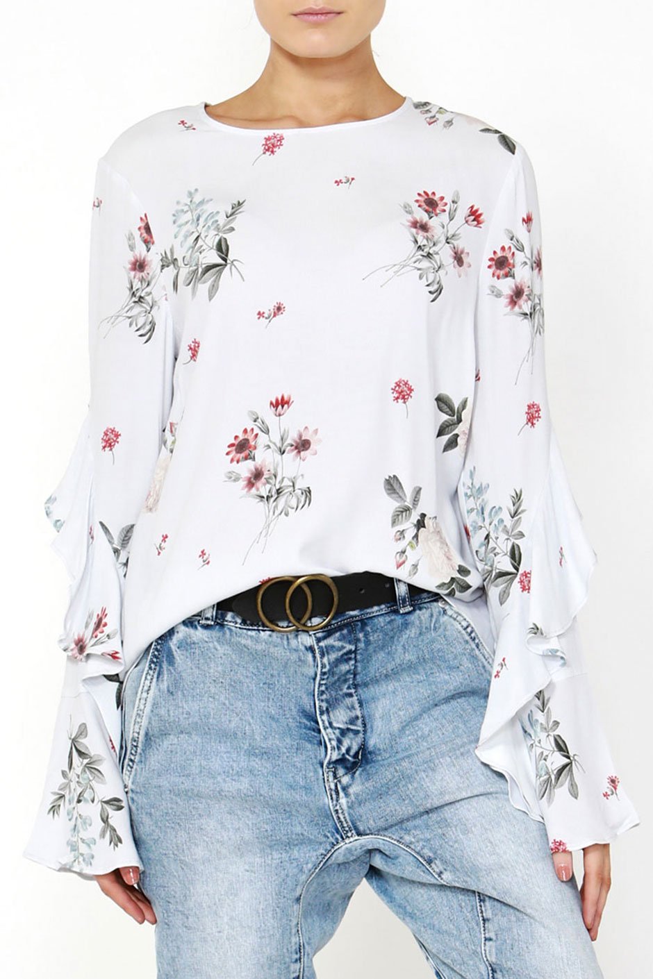 [TEST] Casey Ruffle Sleeve Top