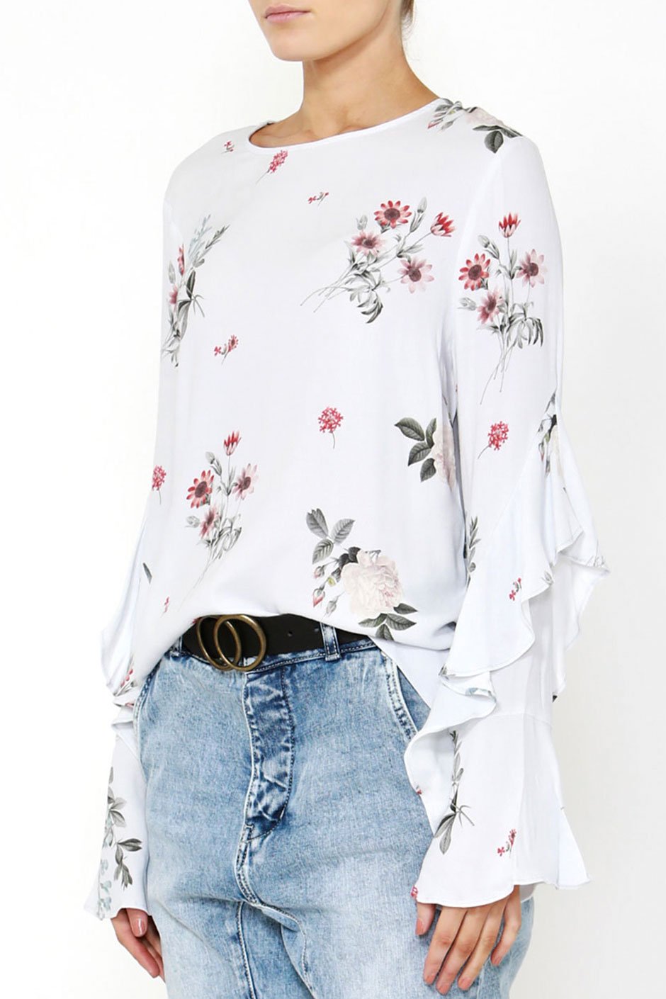 [TEST] Casey Ruffle Sleeve Top