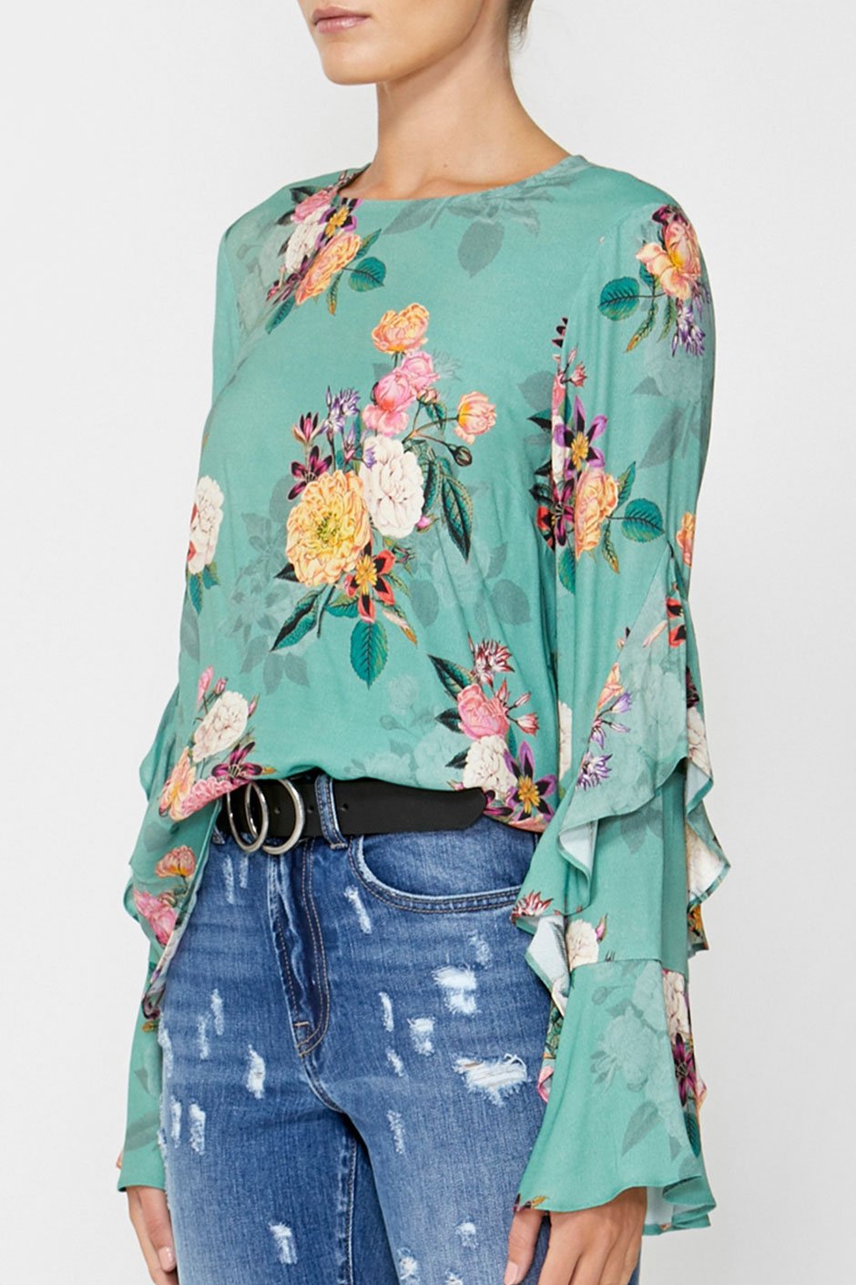 [TEST] Casey Ruffle Sleeve Top