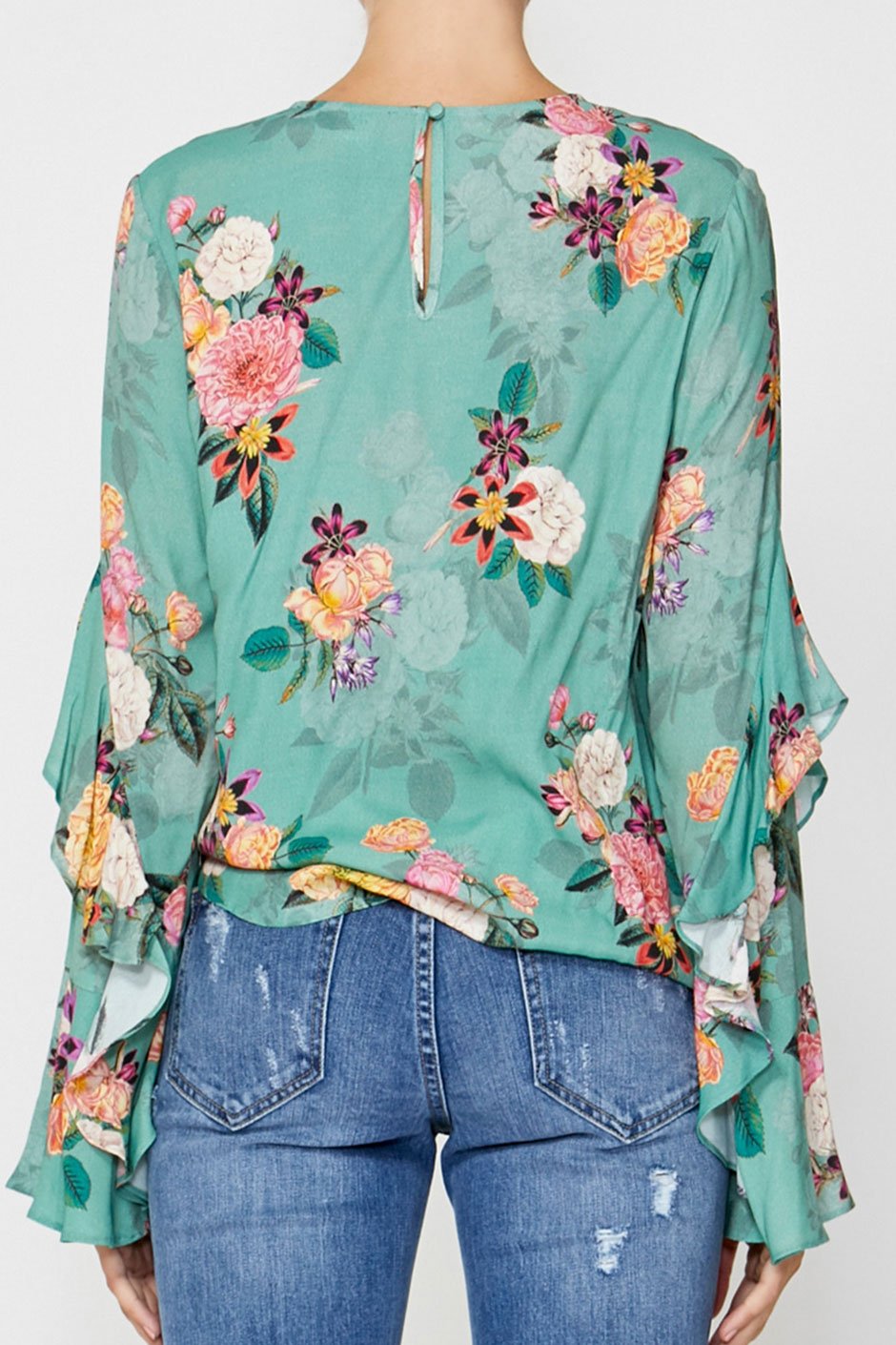 [TEST] Casey Ruffle Sleeve Top