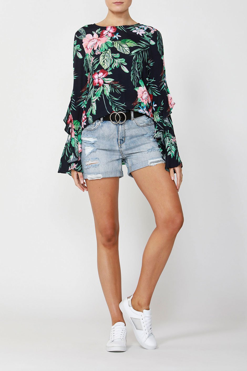[TEST] Casey Ruffle Sleeve Top