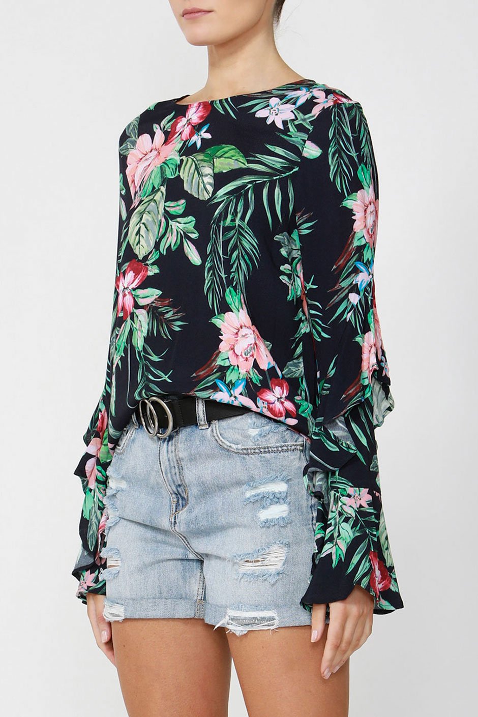[TEST] Casey Ruffle Sleeve Top