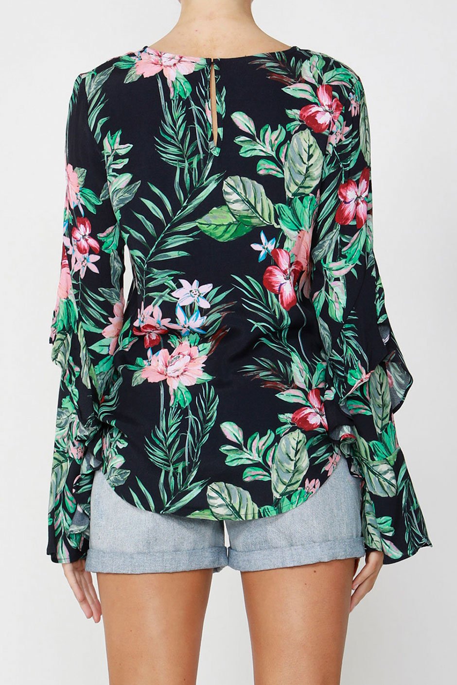 [TEST] Casey Ruffle Sleeve Top