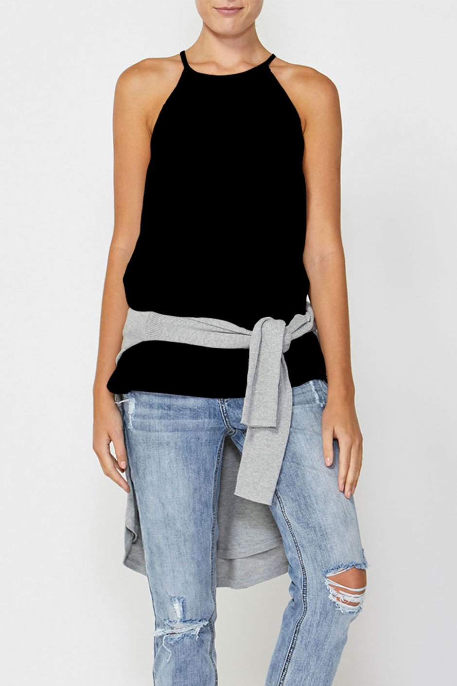 [TEST] Emma Print Cutaway Top