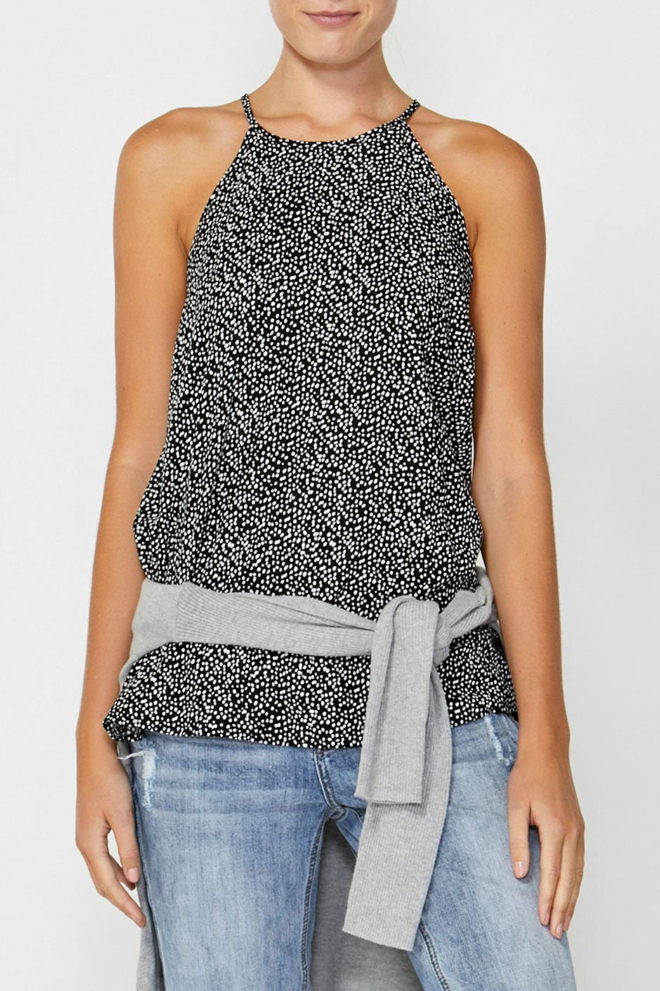 [TEST] Emma Print Cutaway Top