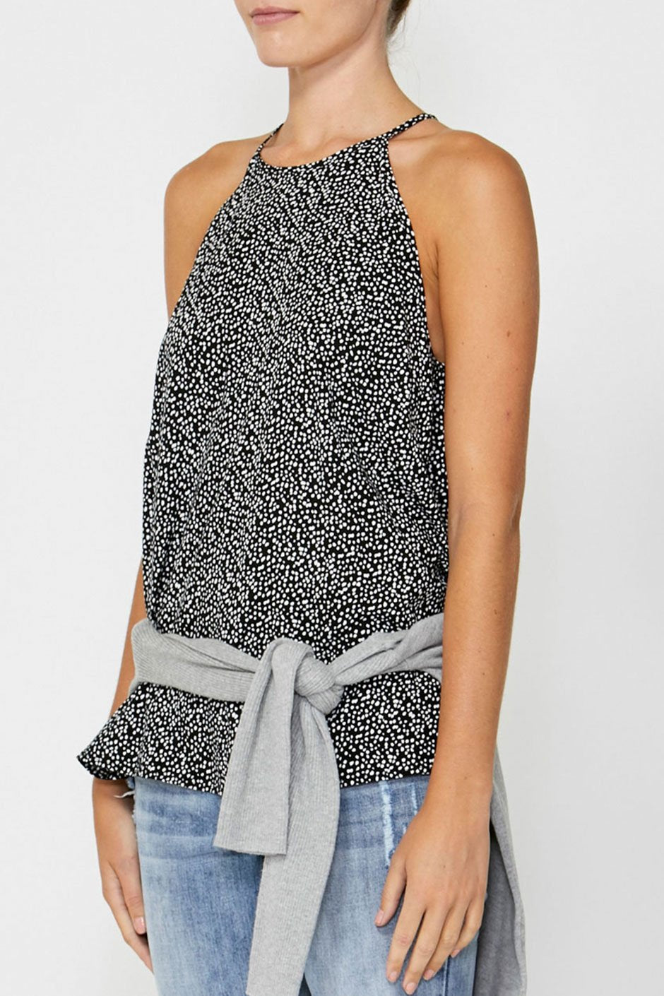[TEST] Emma Print Cutaway Top