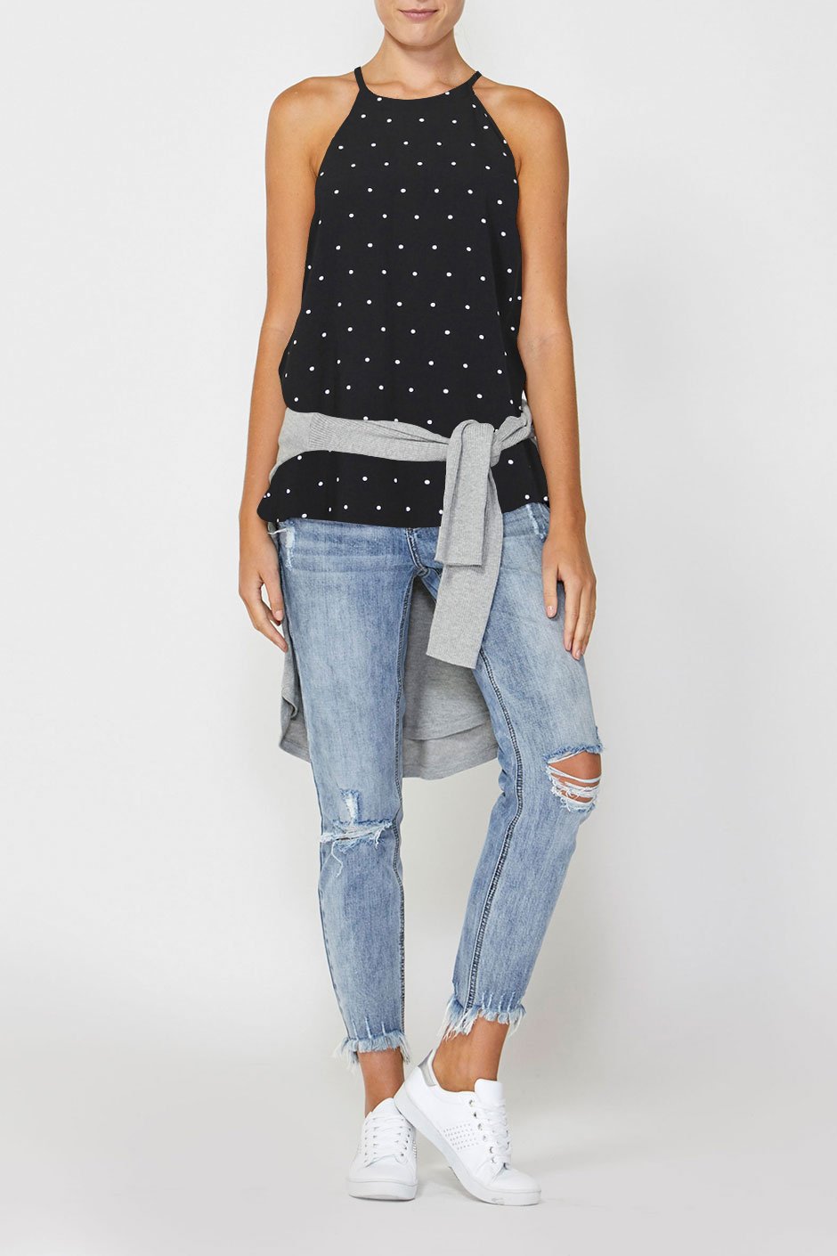 [TEST] Emma Print Cutaway Top