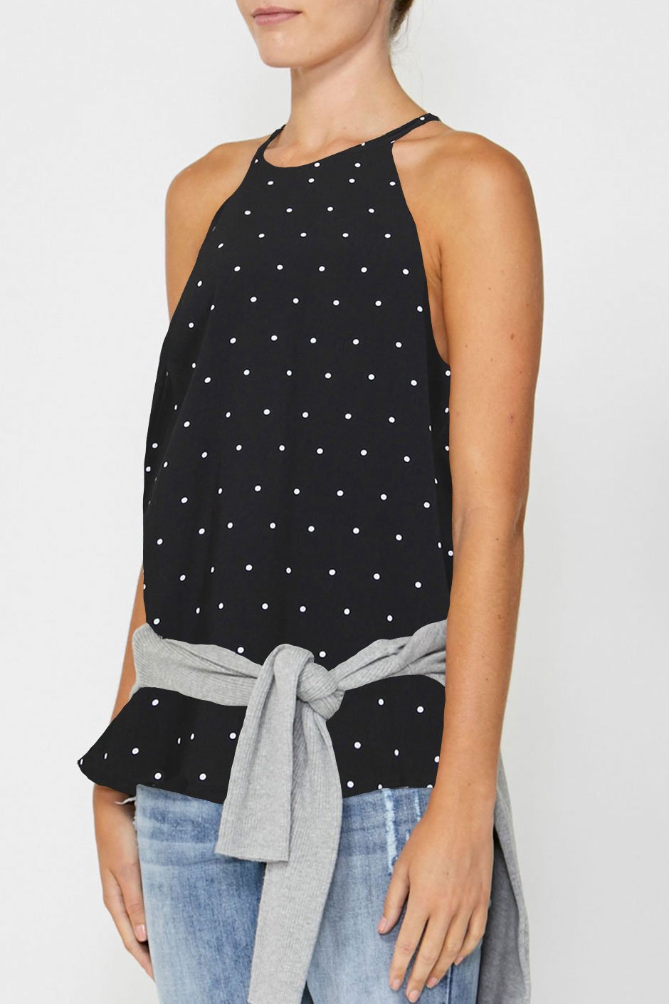 [TEST] Emma Print Cutaway Top