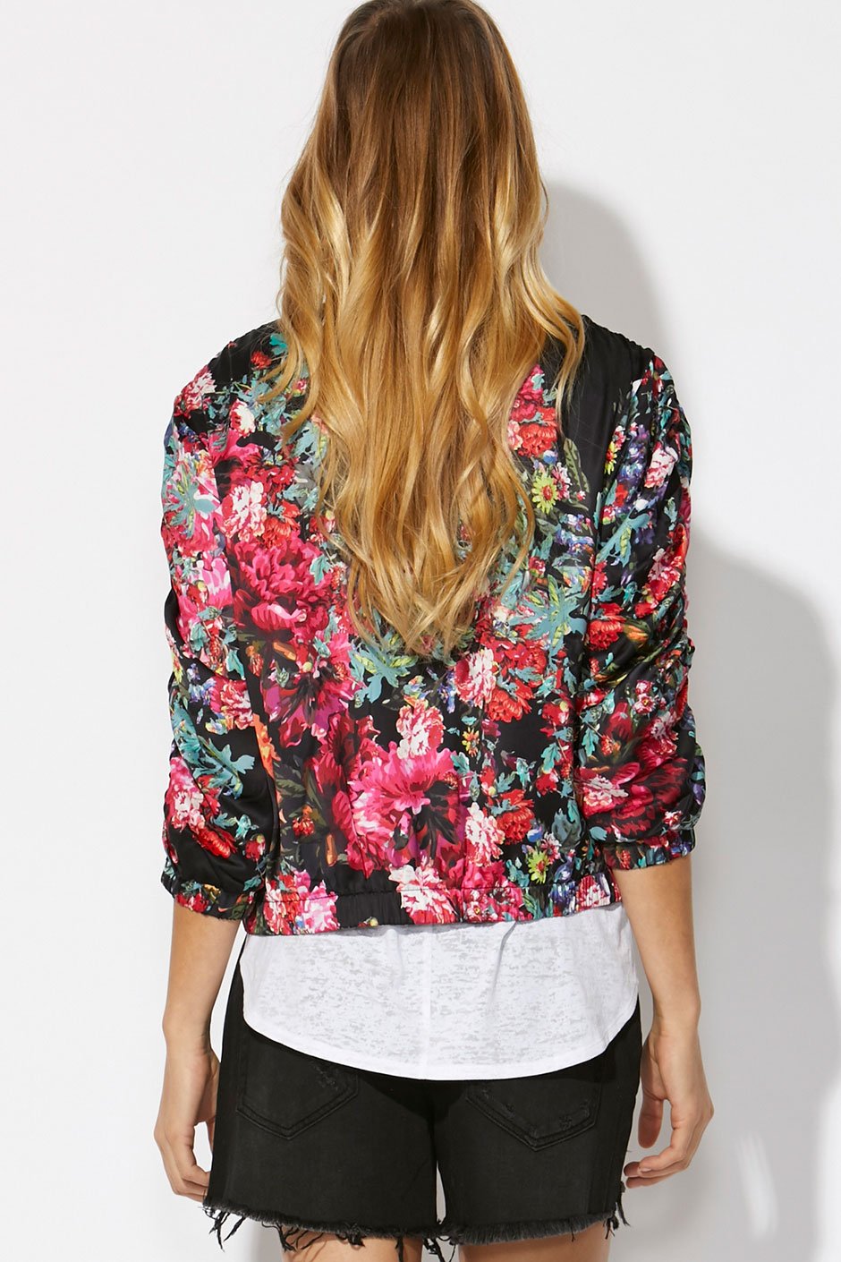 [TEST] Lula Printed Bomber Jacket