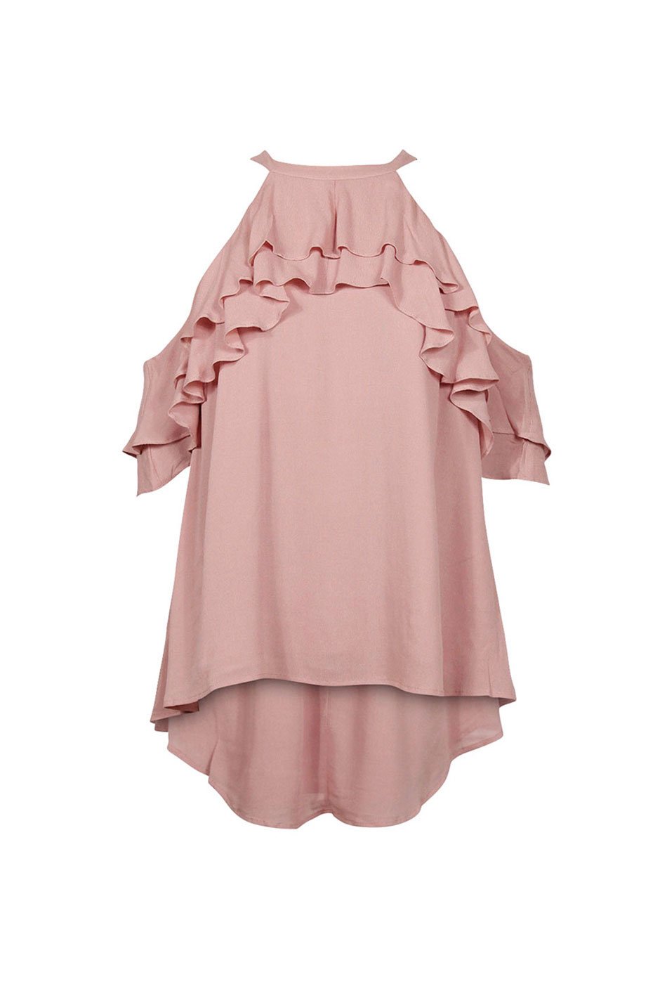 [TEST] Shae Ruffle Cold Shoulder Top