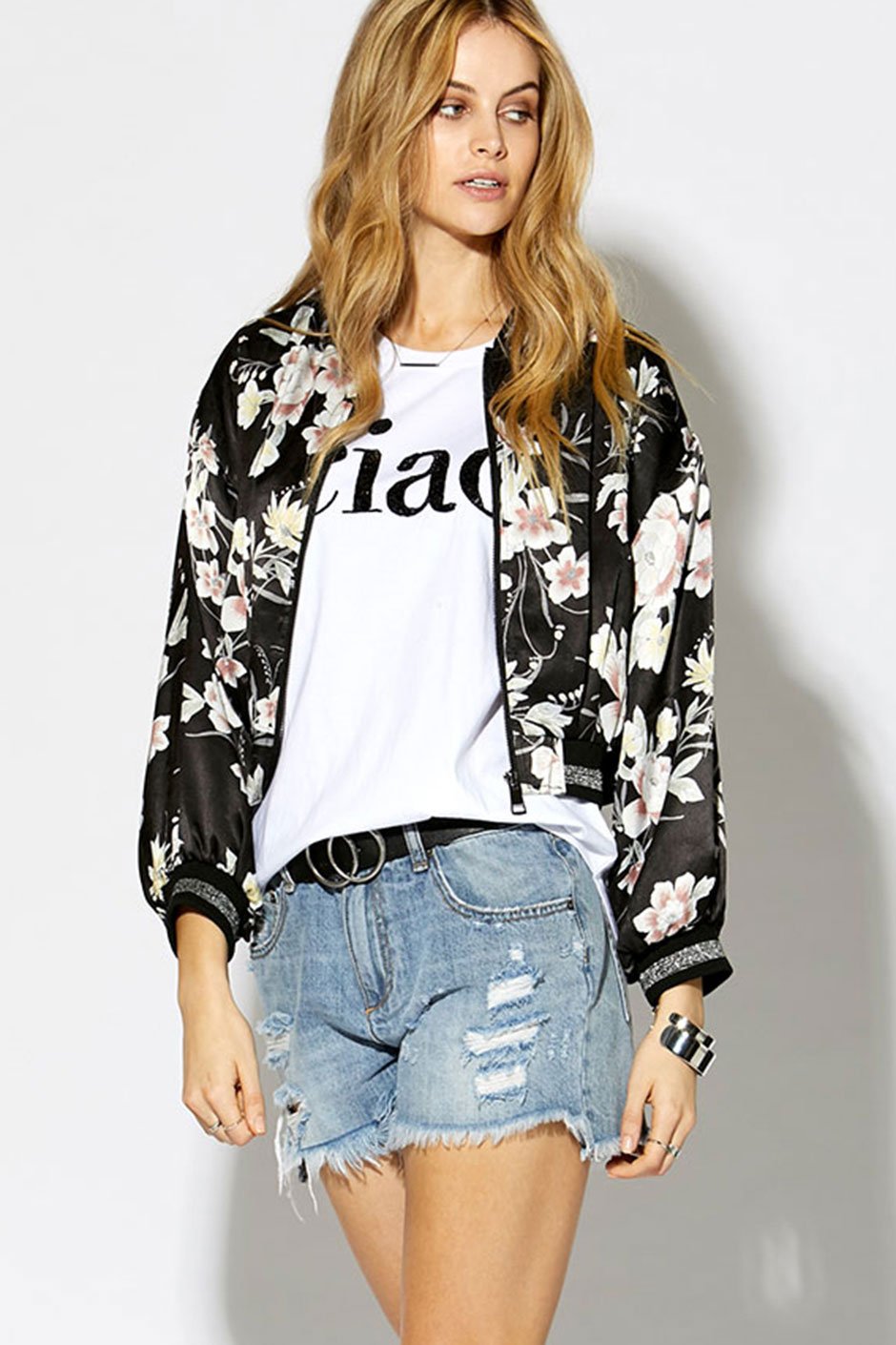 [TEST] Charlotte Satin Bomber