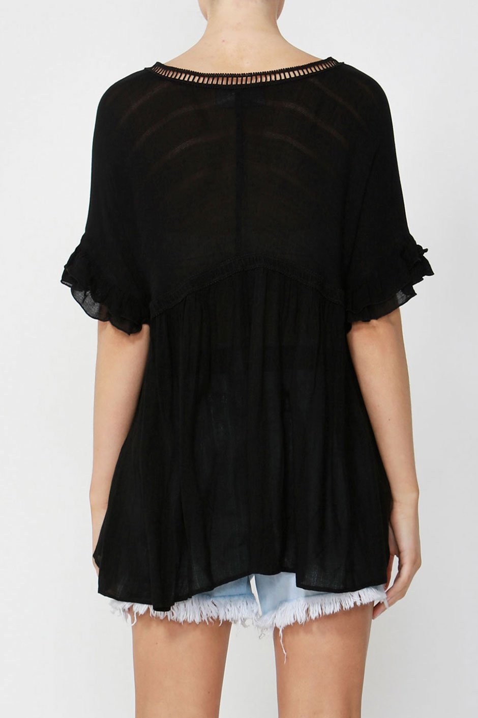 [TEST] Veronica Textured Vneck Blouse
