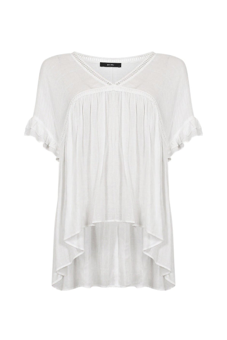 [TEST] Veronica Textured Vneck Blouse