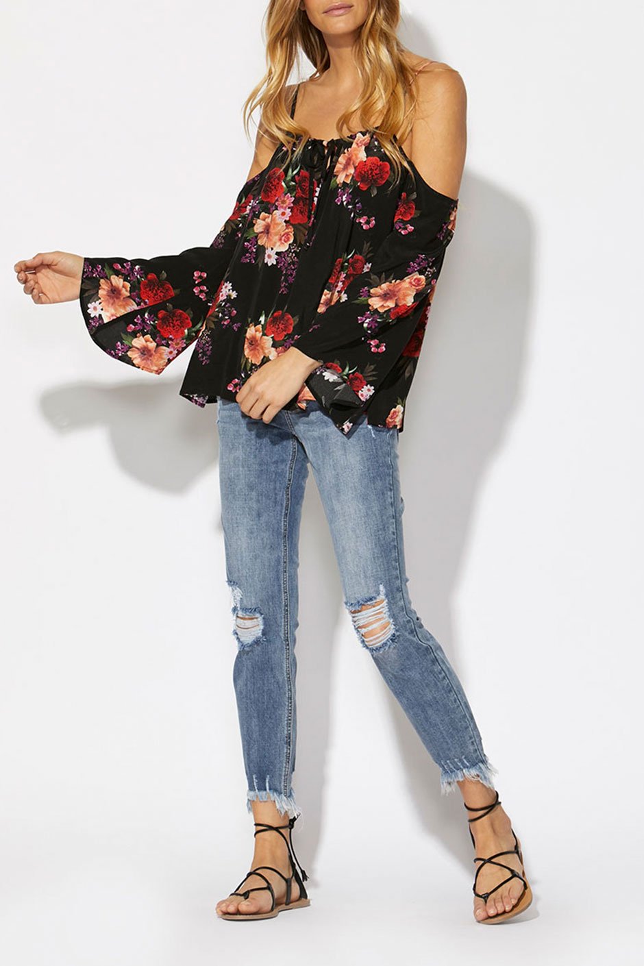 [TEST] Louise Cold Shoulder Blouse