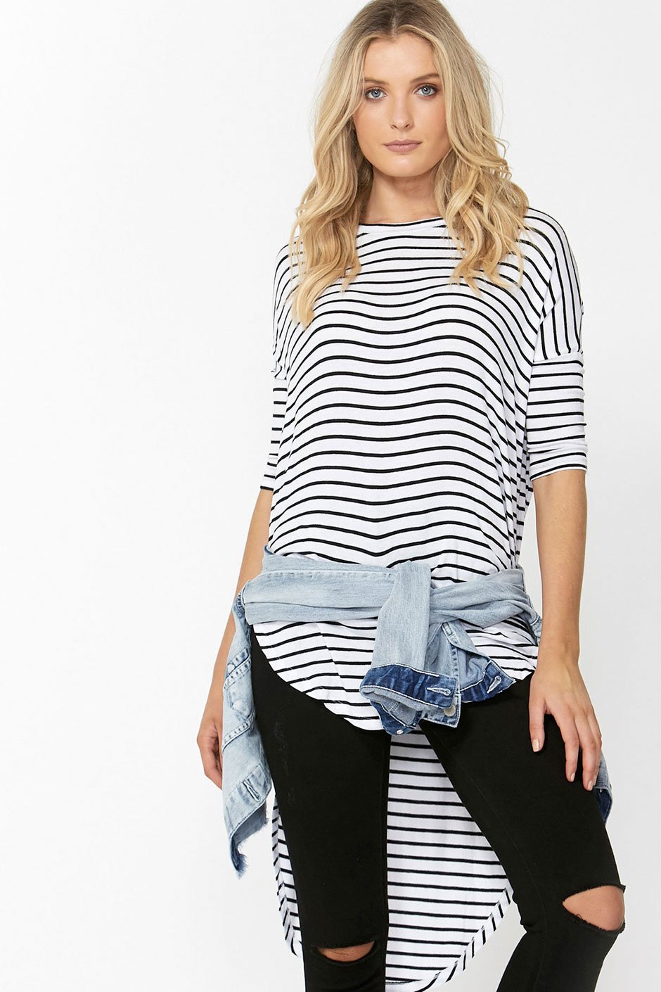 [TEST] Alison Tail Hem Tee