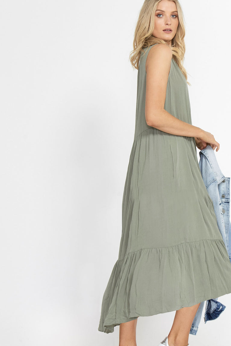 [TEST] Montpellier Tiered Hem Maxi